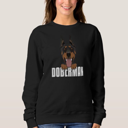 Smiling Doberman Trui (Voorkant)