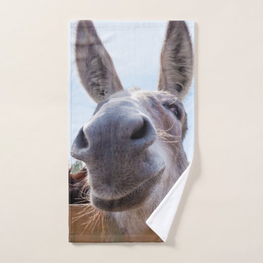 Smiling Donkey Handdoek (Handdoek)