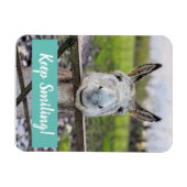 Smiling Donkey "Keep Smiling" Magnet Magneet (Horizontaal)