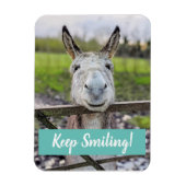 Smiling Donkey "Keep Smiling" Magnet Magneet (Verticaal)