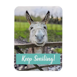 Smiling Donkey "Keep Smiling" Magnet Magneet