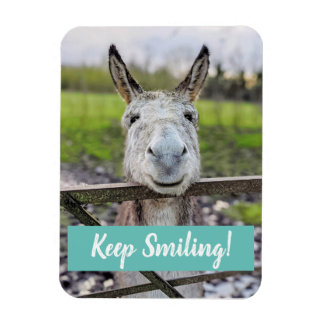 Smiling Donkey "Keep Smiling" Magnet Magneet