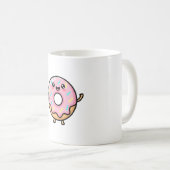 Smiling Donut – Cute Kawaii Illustration Koffiemok (Voorkant rechts)