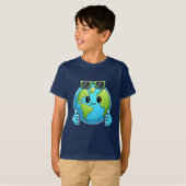 Smiling Earth Kinderen T-shirt Fun Planet (Voorkant volledig)
