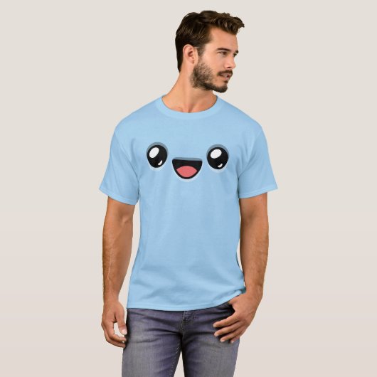 Smiling Face - Happy Jump T-shirt (Voorkant volledig)
