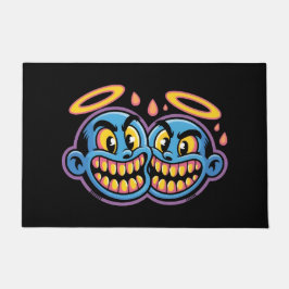 Smiling faces. deurmat