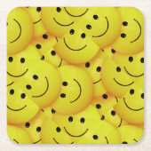 Smiling Faces. Yellow, Kartonnen Onderzetters (Voorkant)