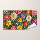 smiling floral garden washcloth description add a  bad handdoek (Handdoek)