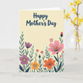 Smiling Flowers Card Kaart (Gele Bloem)
