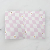 Smiling Flowers Pastel Birthday Card Kaart (Binnen)