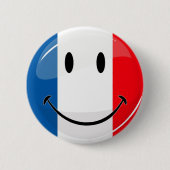 Smiling French Ronde Button 5,7 Cm (Voorkant)