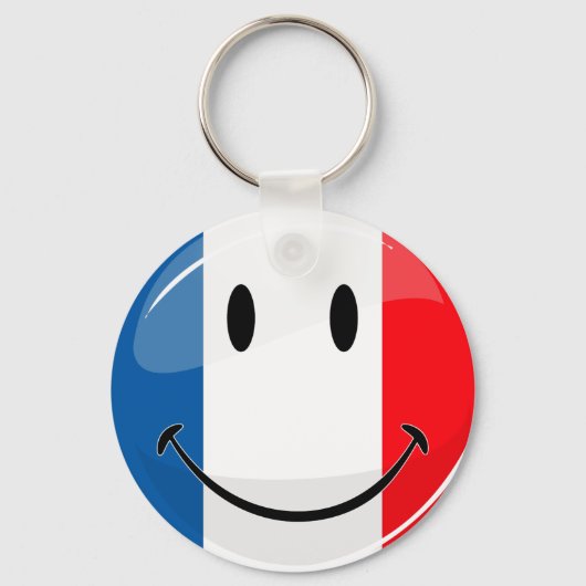 Smiling French Sleutelhanger (Voorkant)