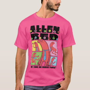 Smiling Friends Allen Red Kan ik mijn kaas plezier T-shirt
