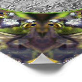 Smiling Frog Face Lijst Creëer Je eigen foto Poster (Hoek)