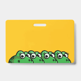 Smiling Frogs Badge