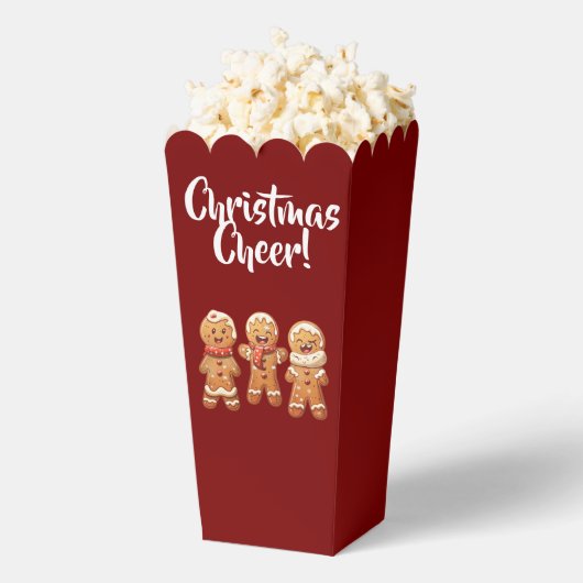 Smiling Gingerbread Friends Bedankdoosjes (Popped)