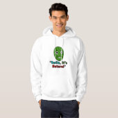 "Smiling Green Mask - Schattigee Cartoon Face Natu Hoodie (Voorkant volledig)