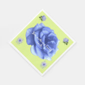 Smiling heart light green servet (Hoek)