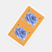 Smiling heart orange servet (Hoek)