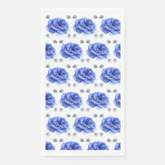 Smiling heart servet (Voorkant)