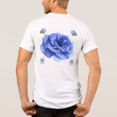 Smiling heart Tri-Blend shirt (Achterkant)