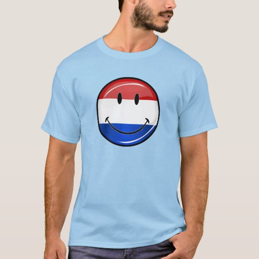 Smiling Holland, Nederlandse vlag T-shirt (Voorkant)