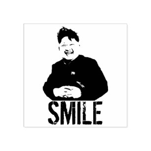 Smiling Kim Jong Un Rubberstempel