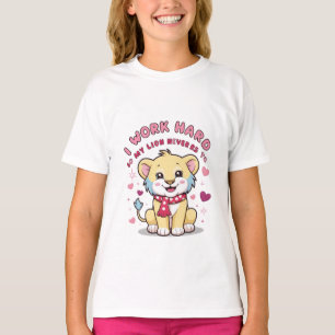 Smiling Lion Cub – Schattige Happy Baby Lion T-shi T-shirt