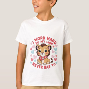 Smiling Lion Cub – Schattige Happy Baby Lion T-shi T-shirt
