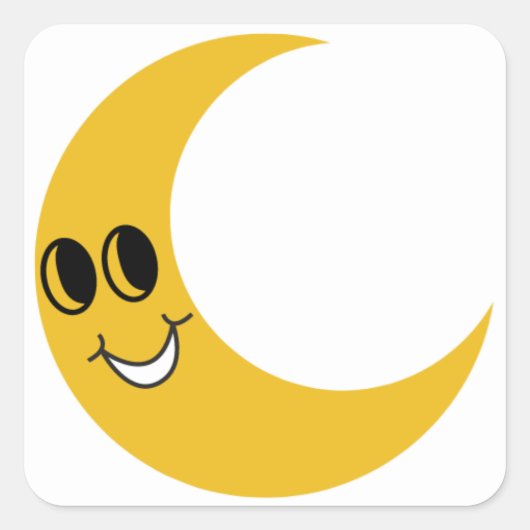 Smiling Moon Sleep Tracker Journal Sticker sheet (Voorkant)