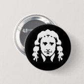 Smiling Newton Ronde Button 5,7 Cm (Voorkant /achterkant)