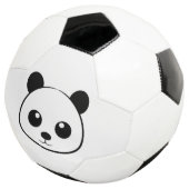 Smiling Panda Face Voetbal – Leuke dierensport (Drie kwart)