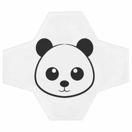 Smiling Panda Face Voetbal – Leuke dierensport (Enkel)