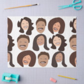 Smiling People Happy Face Tissuepapier (Craft)