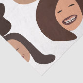 Smiling People Happy Face Tissuepapier (Detail)