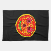 Smiling Pizza Face Illustration Design Theedoek (Horizontaal)