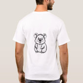 Smiling Quokka - Verspreid vreugde T-shirt (Achterkant)