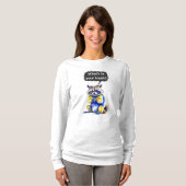 Smiling Raccoon T-shirt - "Wat zit er in je afval? (Voorkant volledig)