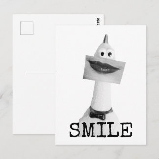 Smiling Rubber Chicken Postcard Briefkaart