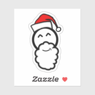 Smiling Santa – Christmas Character Sticker