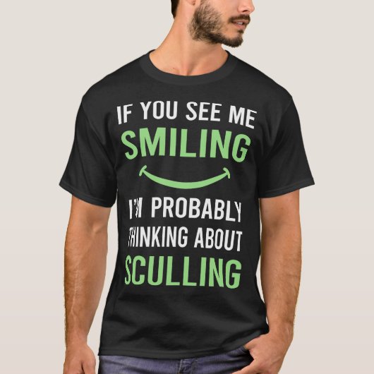 Smiling Sculling T-shirt (Voorkant)