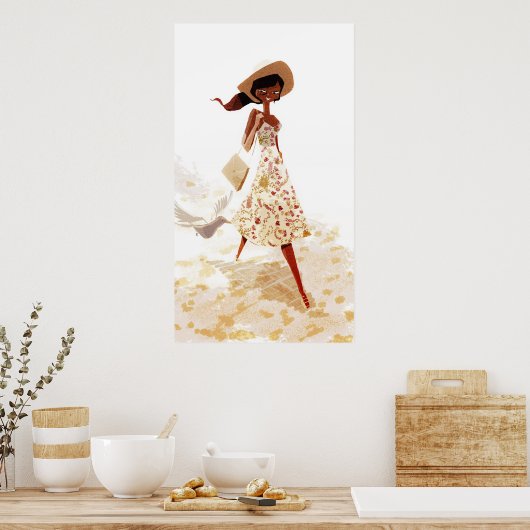 Smiling Senorita Poster (Keuken)