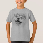 Smiling Shiba Inu dog T-shirt (Voorkant)
