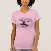 Smiling Shiba Inu dog T-shirt (Voorkant)
