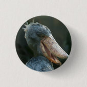 Smiling Shoebill Ronde Button 3,2 Cm (Voorkant)