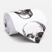 Smiling Skull Custom Stropdassen (Opgerold)