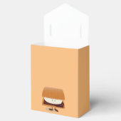 Smiling S'more Favor Box met woorden Bedankdoosjes (Geopend)
