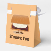 Smiling S'more Favor Box met woorden Bedankdoosjes (Achterkant)