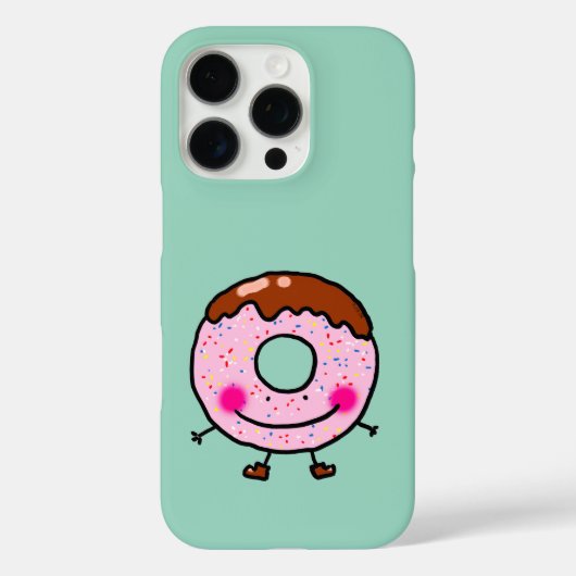 Smiling Sprinkle Donut Character Art Case-Mate iPhone Case (Achterkant)