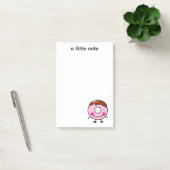 Smiling Sprinkle Donut Character Art Post-it® Notes (Kantoor)